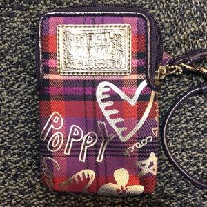 Coach Poppy Wristlet Purse